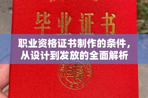 桑日职业资格证书制作的条件，从设计到发放的全面解析