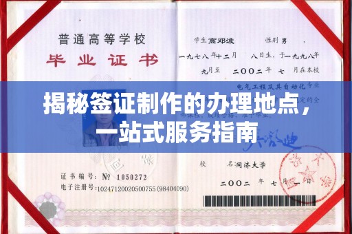 桑日揭秘签证制作的办理地点，一站式服务指南
