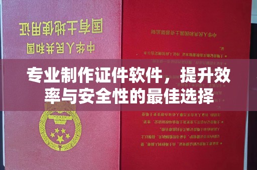 桑日专业制作证件软件，提升效率与安全性的最佳选择